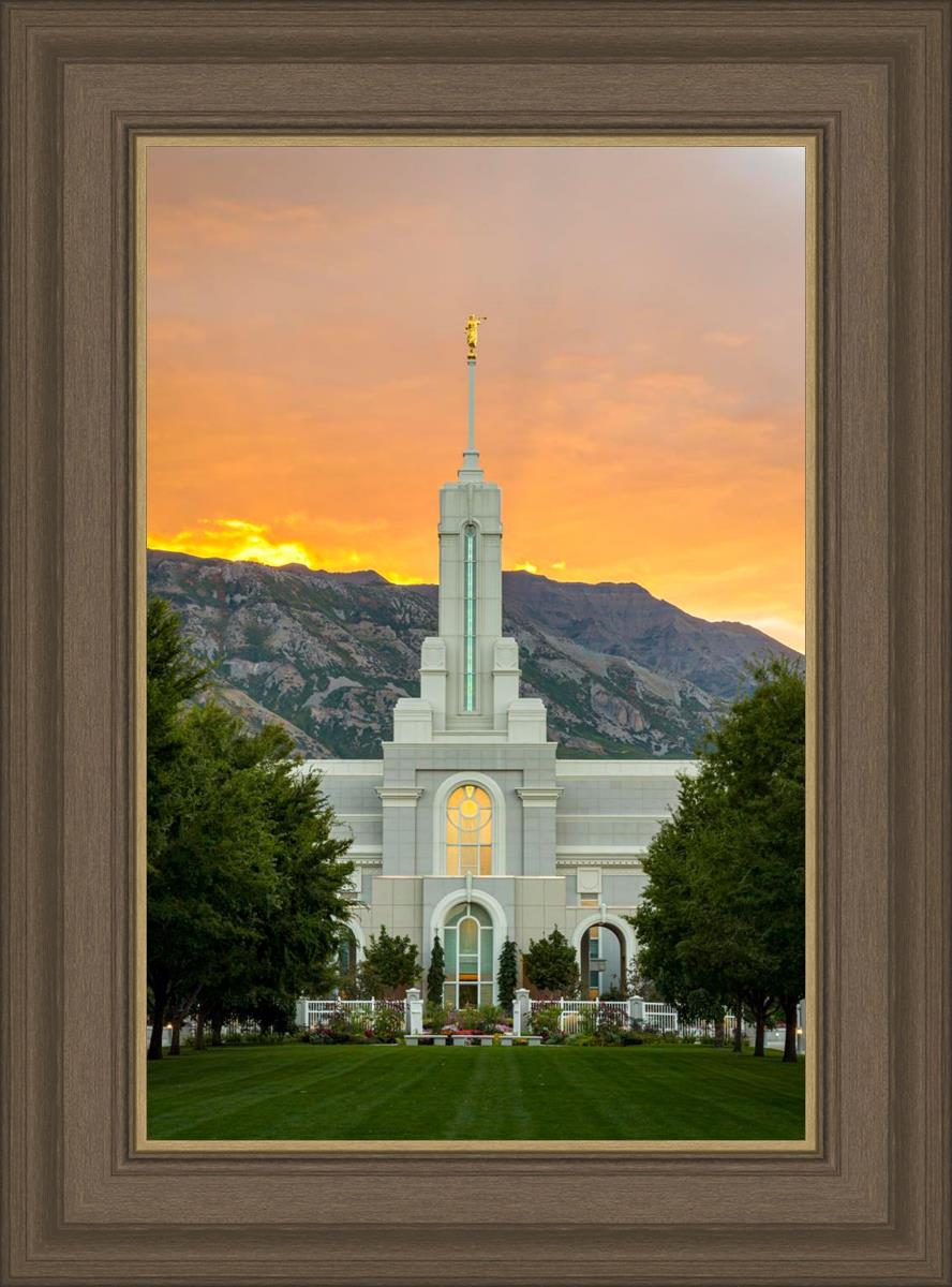 Mount Timpanogos Morning Glory (Full Vertical Version)