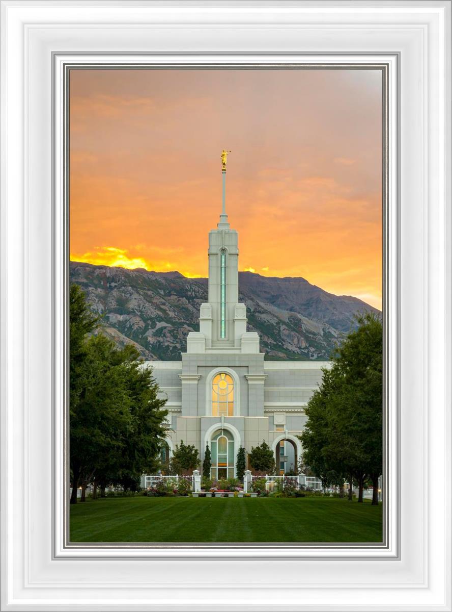 Mount Timpanogos Morning Glory (Full Vertical Version)