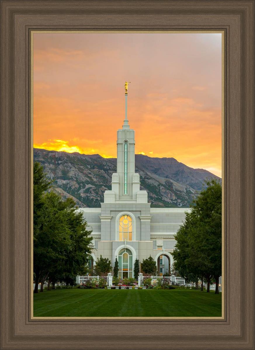 Mount Timpanogos Morning Glory (Full Vertical Version)