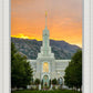 Mount Timpanogos Morning Glory (Full Vertical Version)
