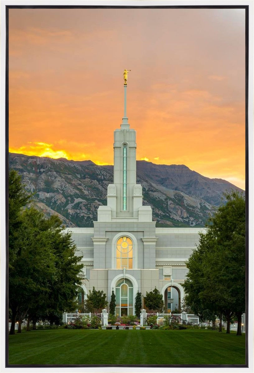 Mount Timpanogos Morning Glory (Full Vertical Version) Gallery Wrap