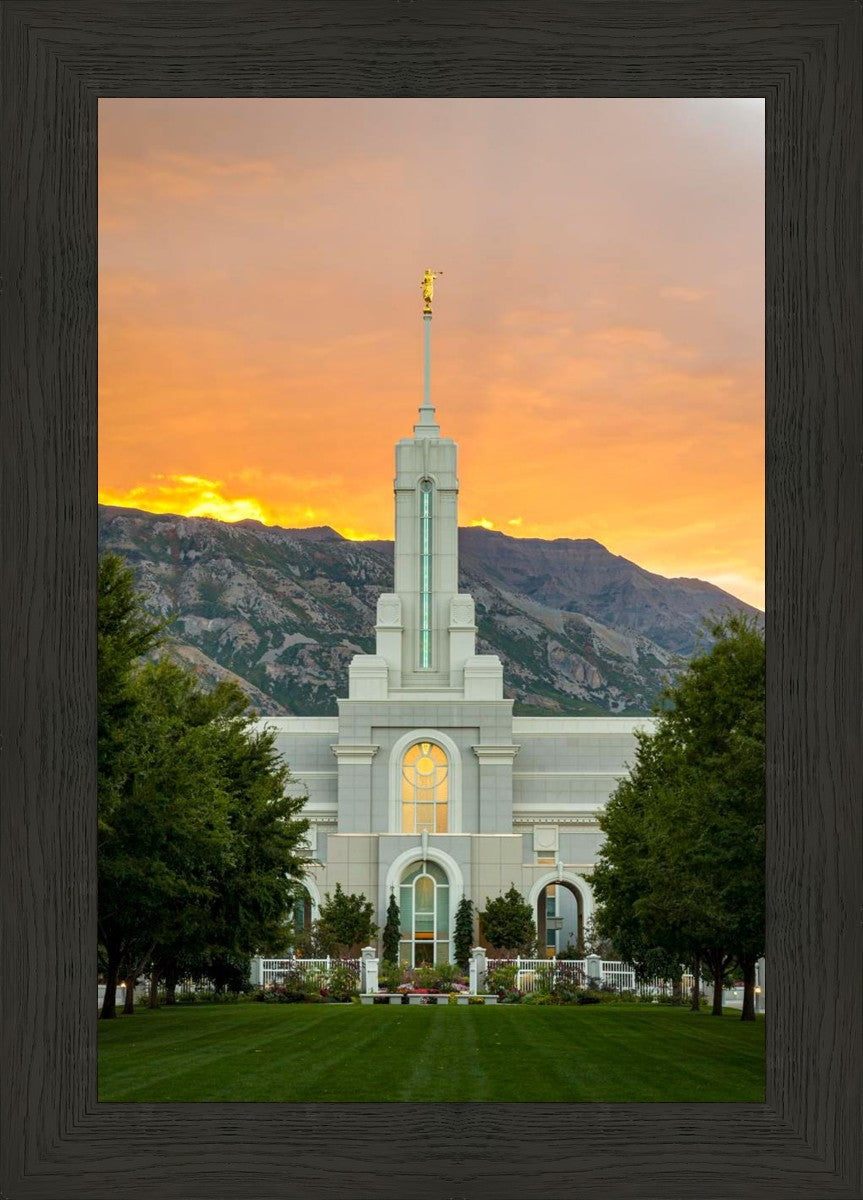 Mount Timpanogos Morning Glory (Full Vertical Version)