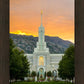 Mount Timpanogos Morning Glory (Full Vertical Version)