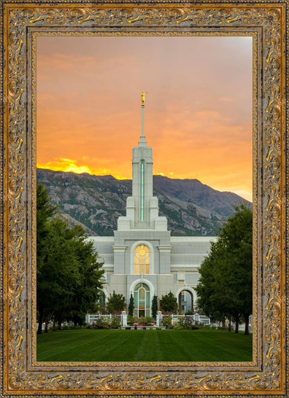 Mount Timpanogos Morning Glory (Full Vertical Version)