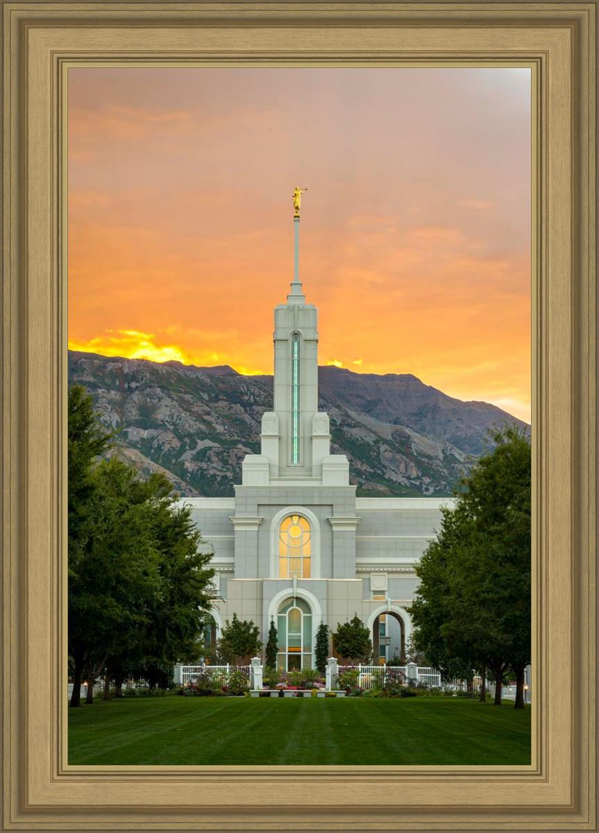Mount Timpanogos Morning Glory (Full Vertical Version)