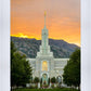 Mount Timpanogos Morning Glory (Full Vertical Version)