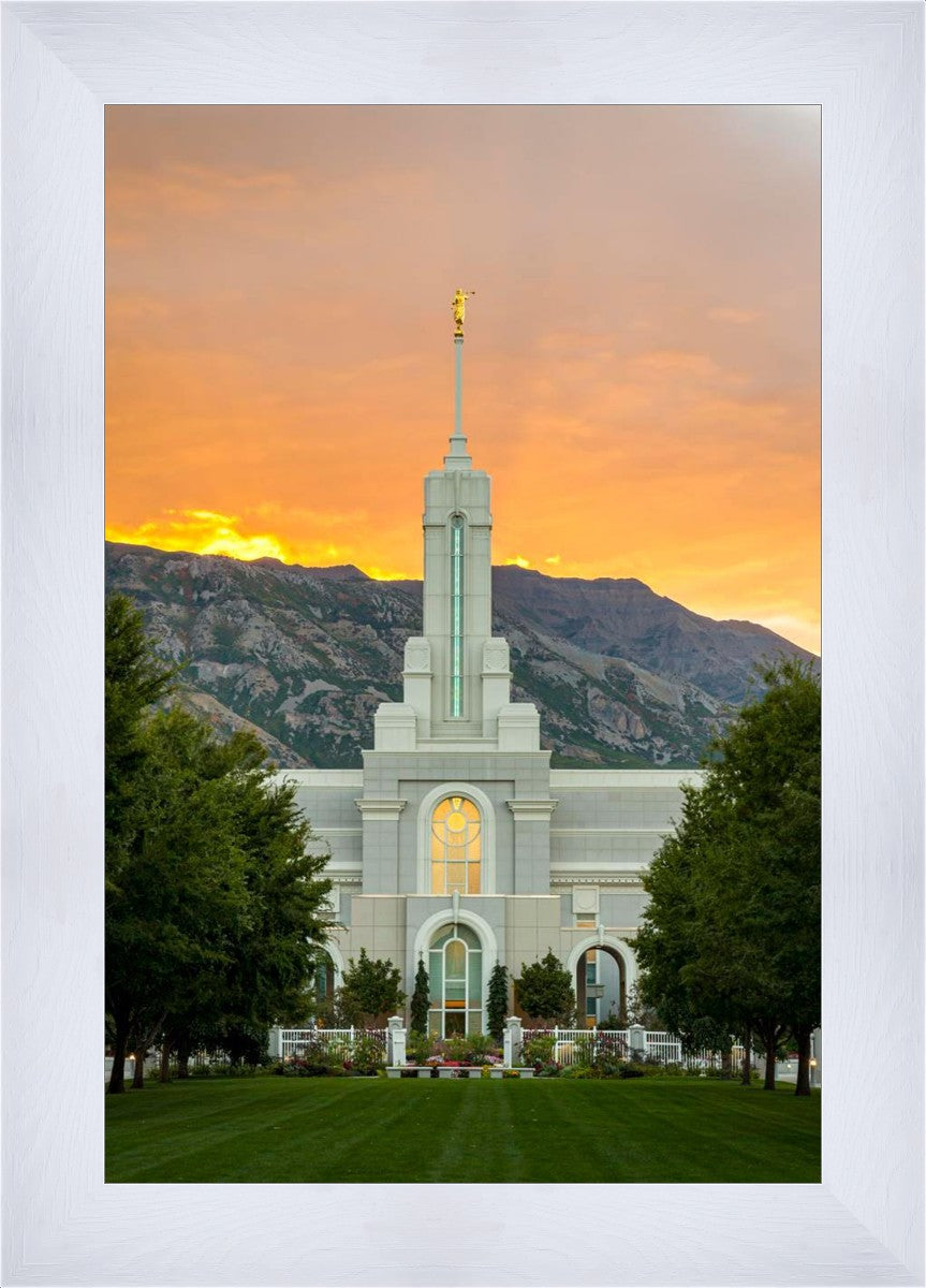 Mount Timpanogos Morning Glory (Full Vertical Version)