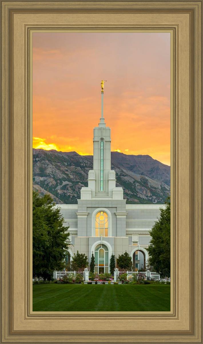 Mount Timpanogos Morning Glory (Full Vertical Version)