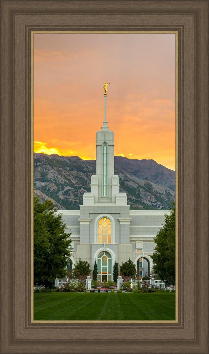 Mount Timpanogos Morning Glory (Full Vertical Version)
