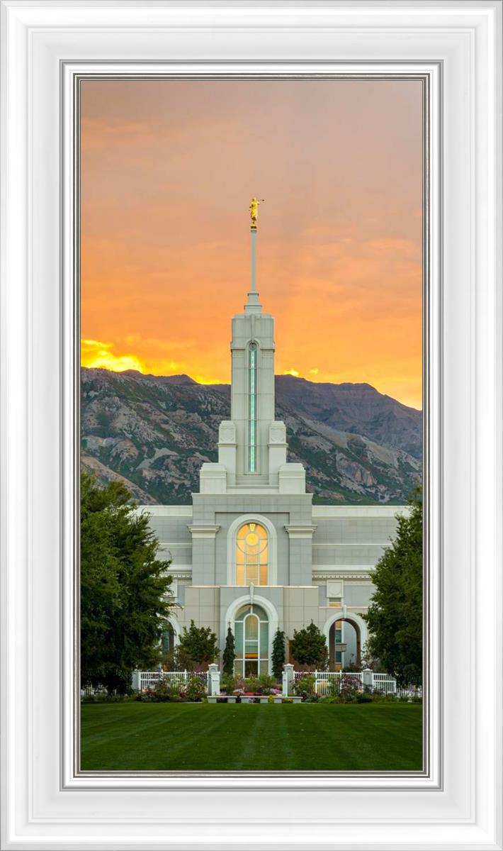 Mount Timpanogos Morning Glory (Full Vertical Version)