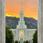 Mount Timpanogos Morning Glory (Full Vertical Version)
