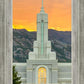 Mount Timpanogos Morning Glory (Full Vertical Version)