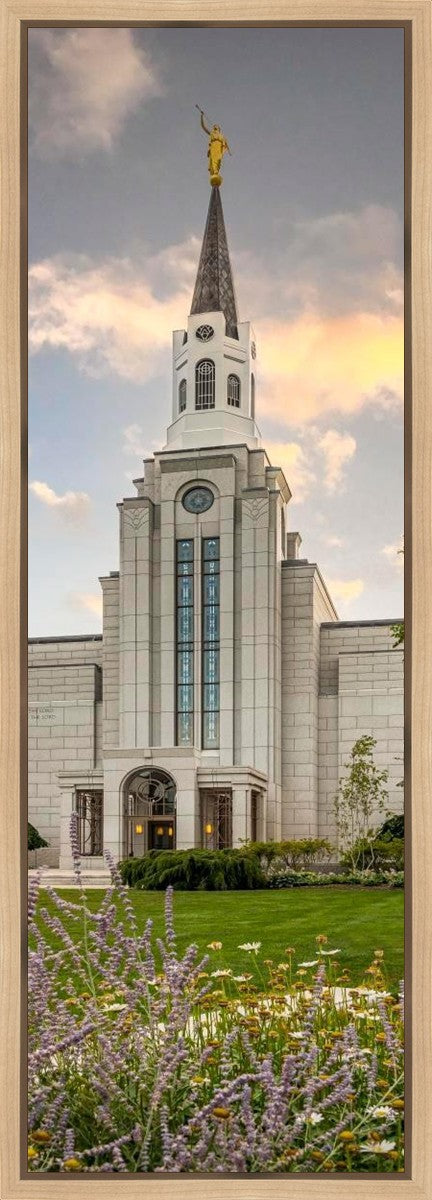 Boston Temple Summer Evening Gallery Wrap