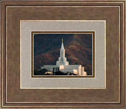 Bountiful Temple Autumn Sunset