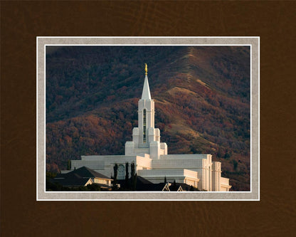 Bountiful Temple Autumn Sunset