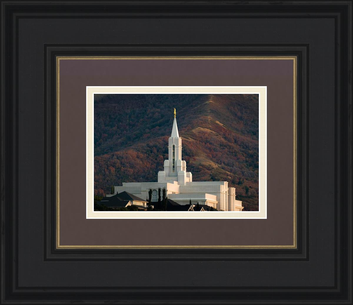 Bountiful Temple Autumn Sunset