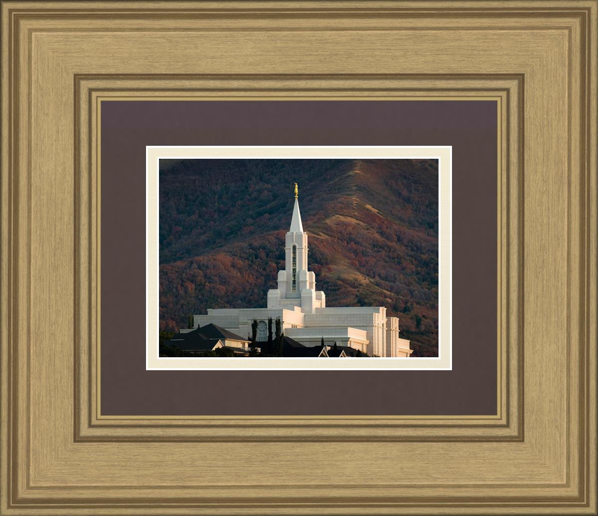 Bountiful Temple Autumn Sunset