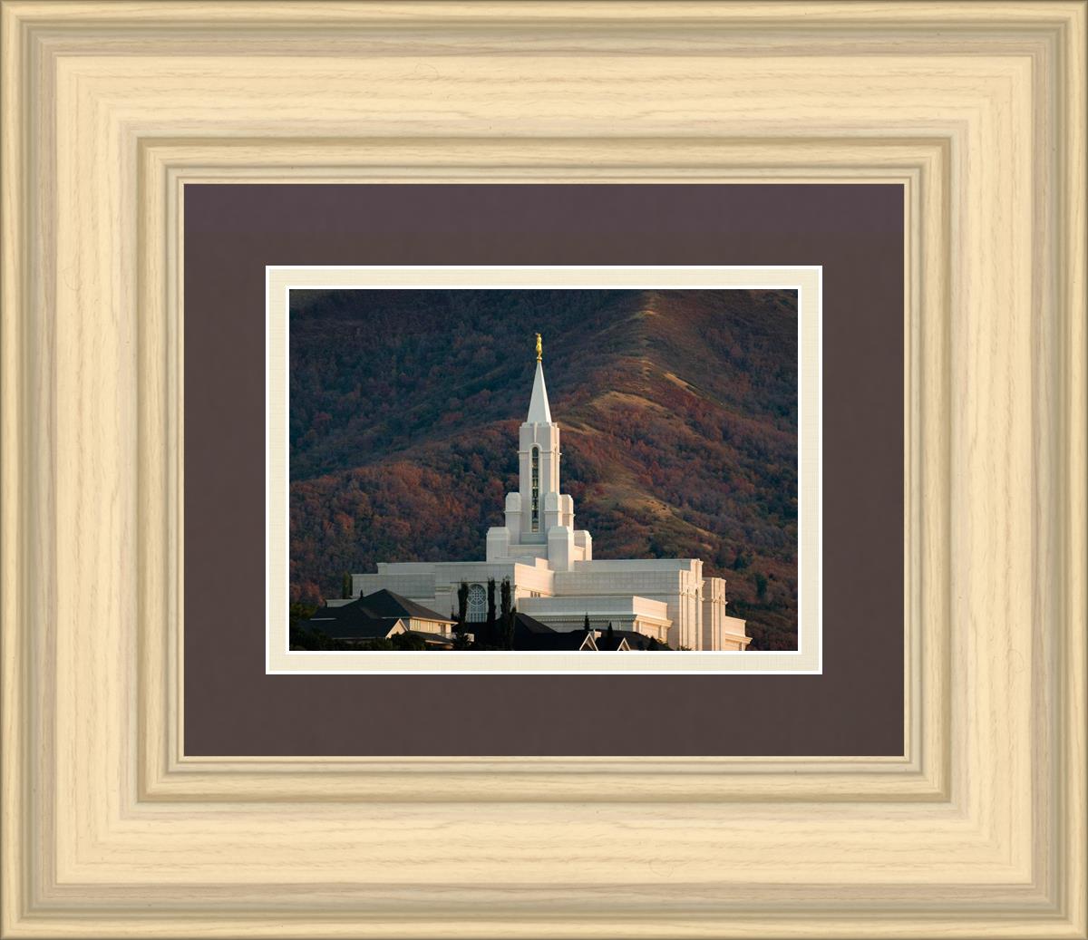Bountiful Temple Autumn Sunset
