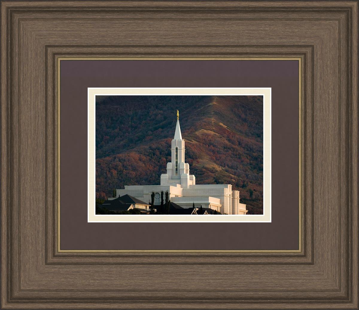 Bountiful Temple Autumn Sunset