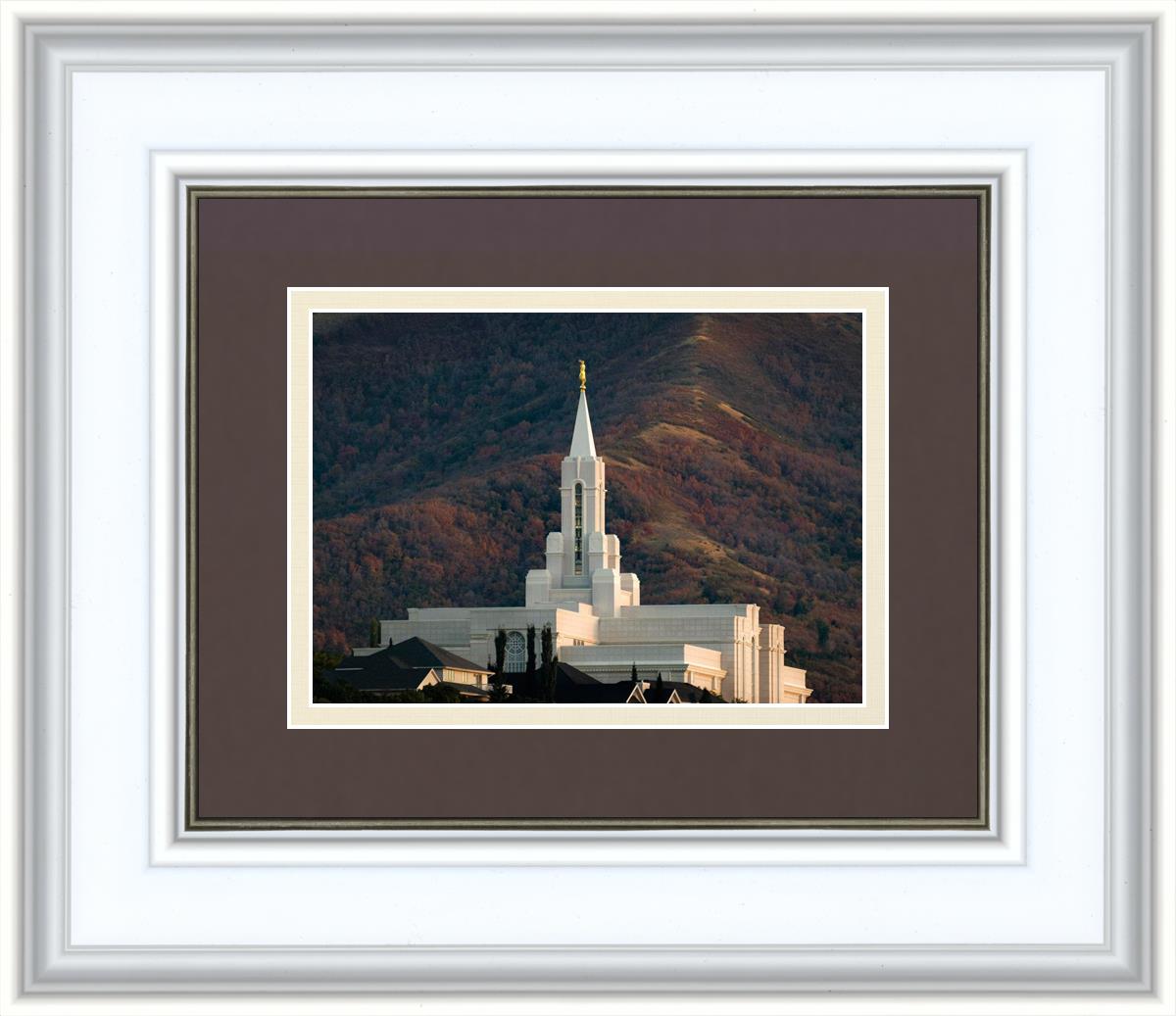 Bountiful Temple Autumn Sunset