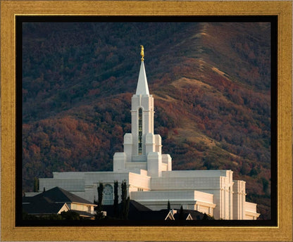 Bountiful Temple Autumn Sunset
