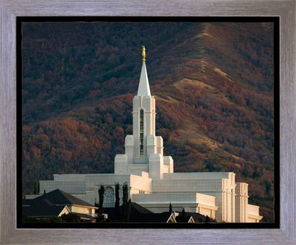 Bountiful Temple Autumn Sunset