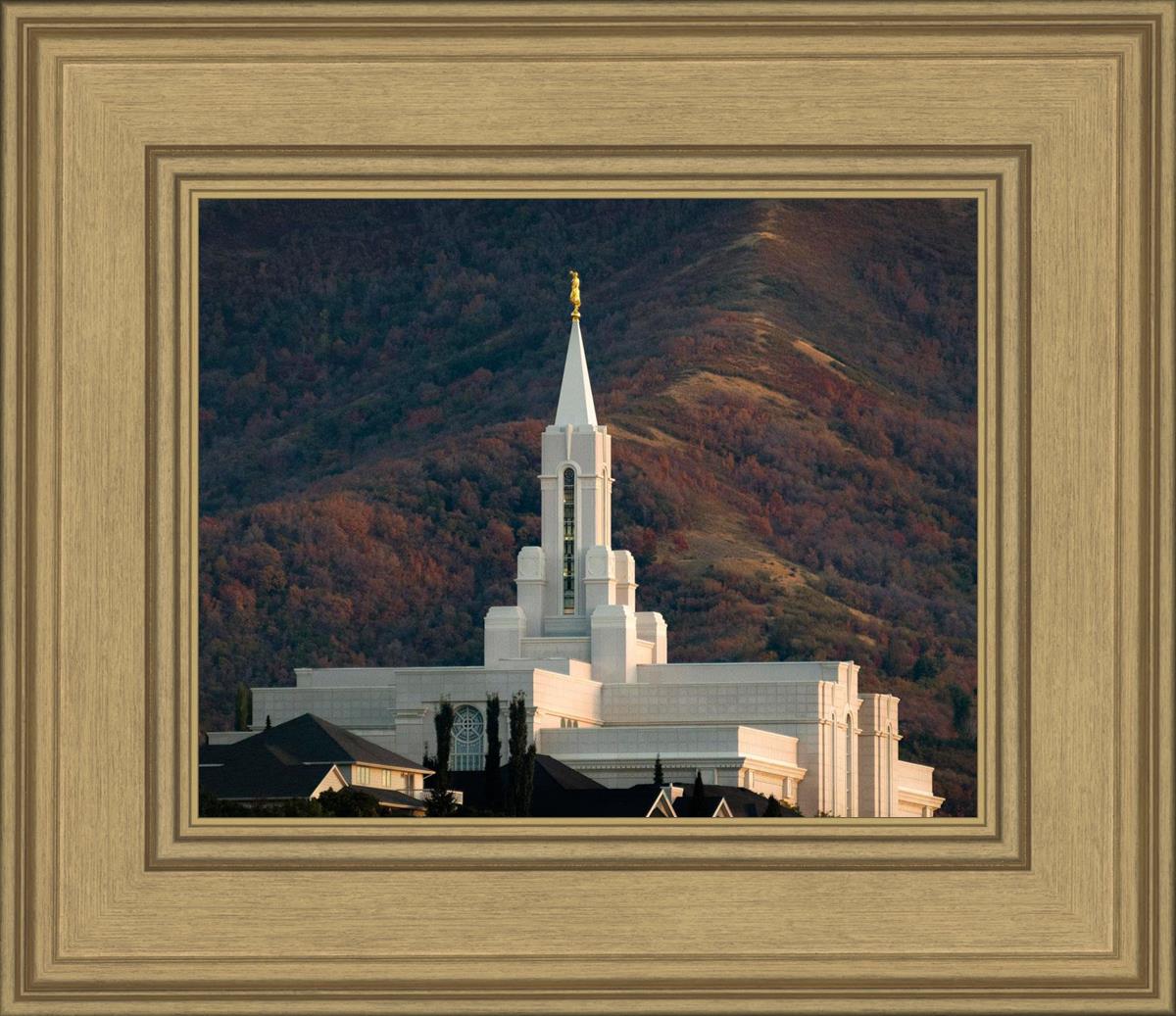 Bountiful Temple Autumn Sunset