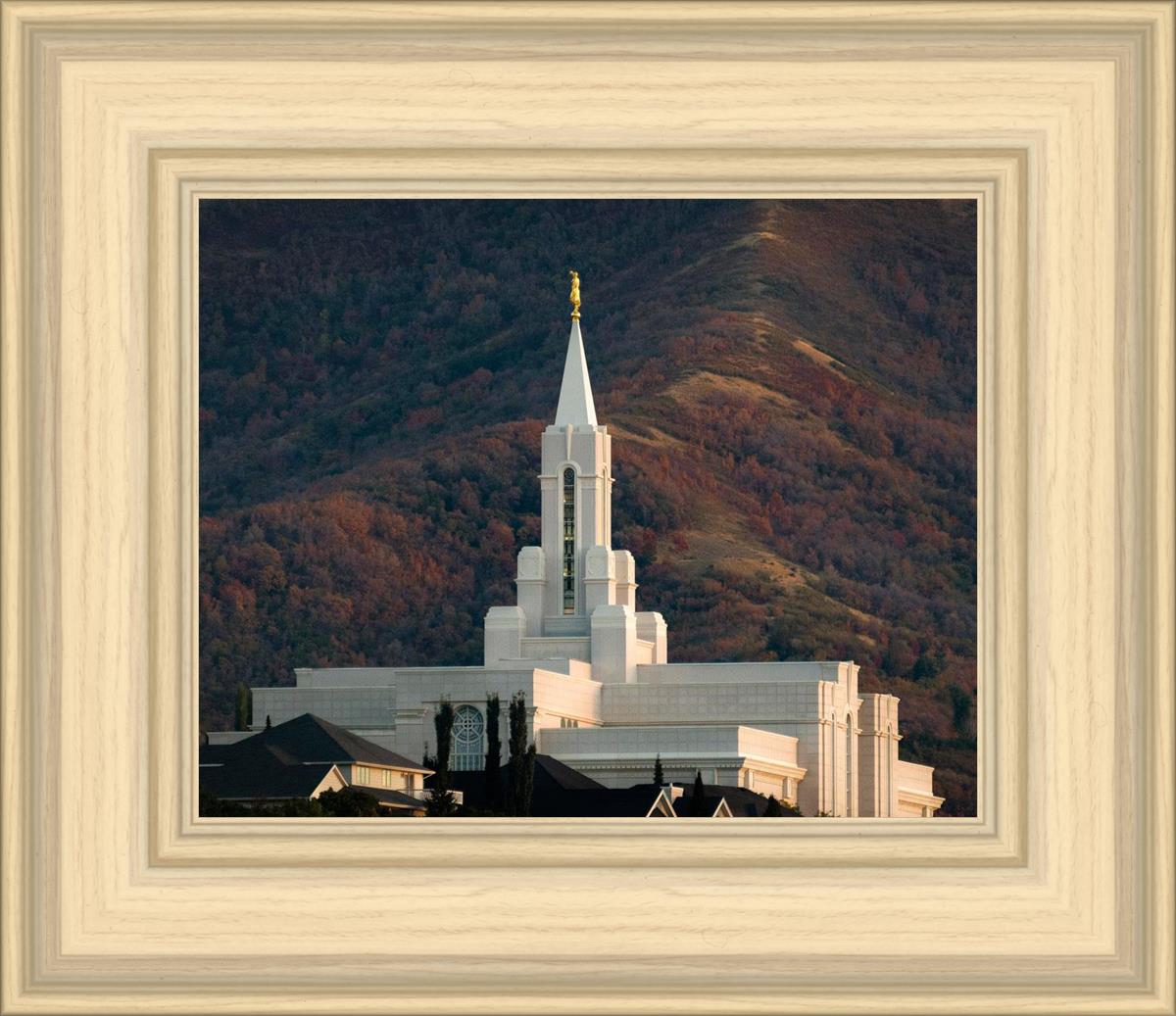 Bountiful Temple Autumn Sunset