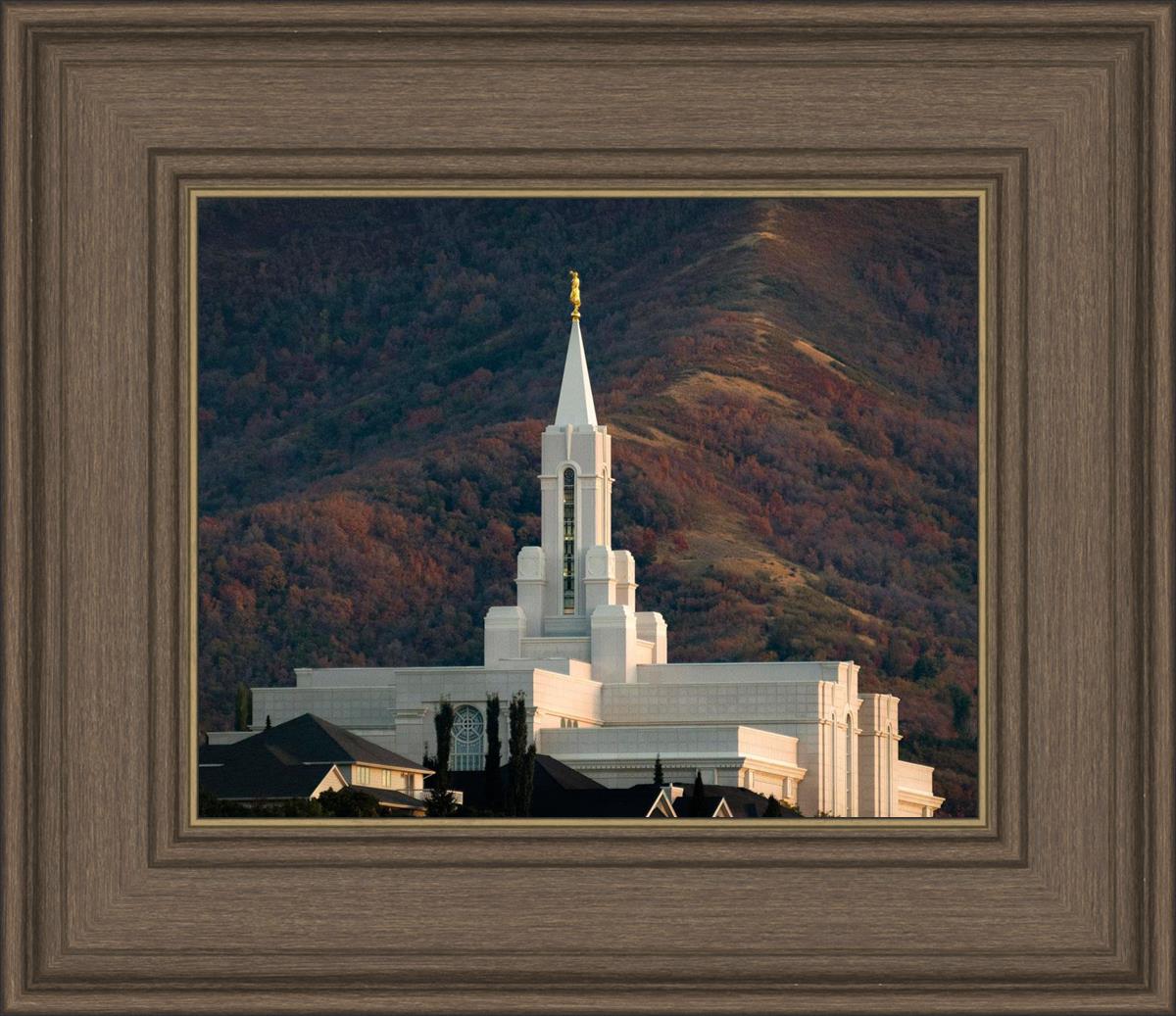 Bountiful Temple Autumn Sunset