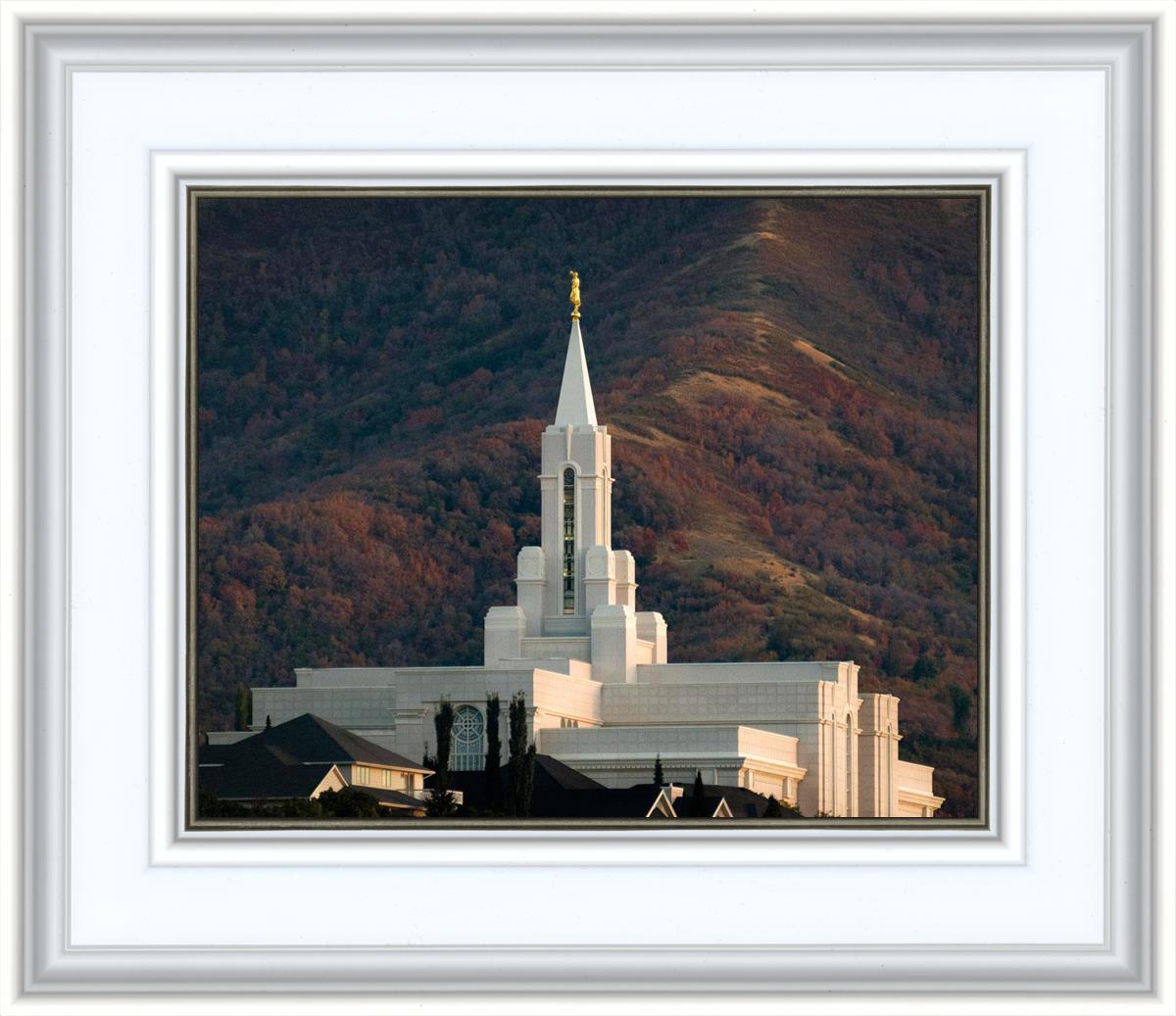 Bountiful Temple Autumn Sunset
