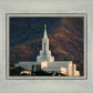 Bountiful Temple Autumn Sunset
