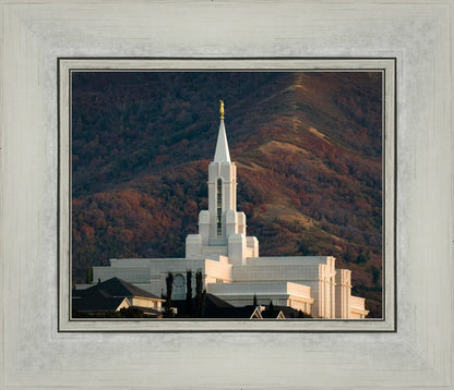 Bountiful Temple Autumn Sunset