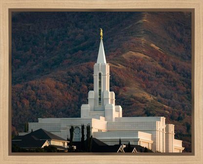 Bountiful Temple Autumn Sunset
