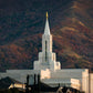 Bountiful Temple Autumn Sunset