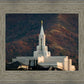 Bountiful Temple Autumn Sunset