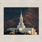 Bountiful Temple Autumn Sunset