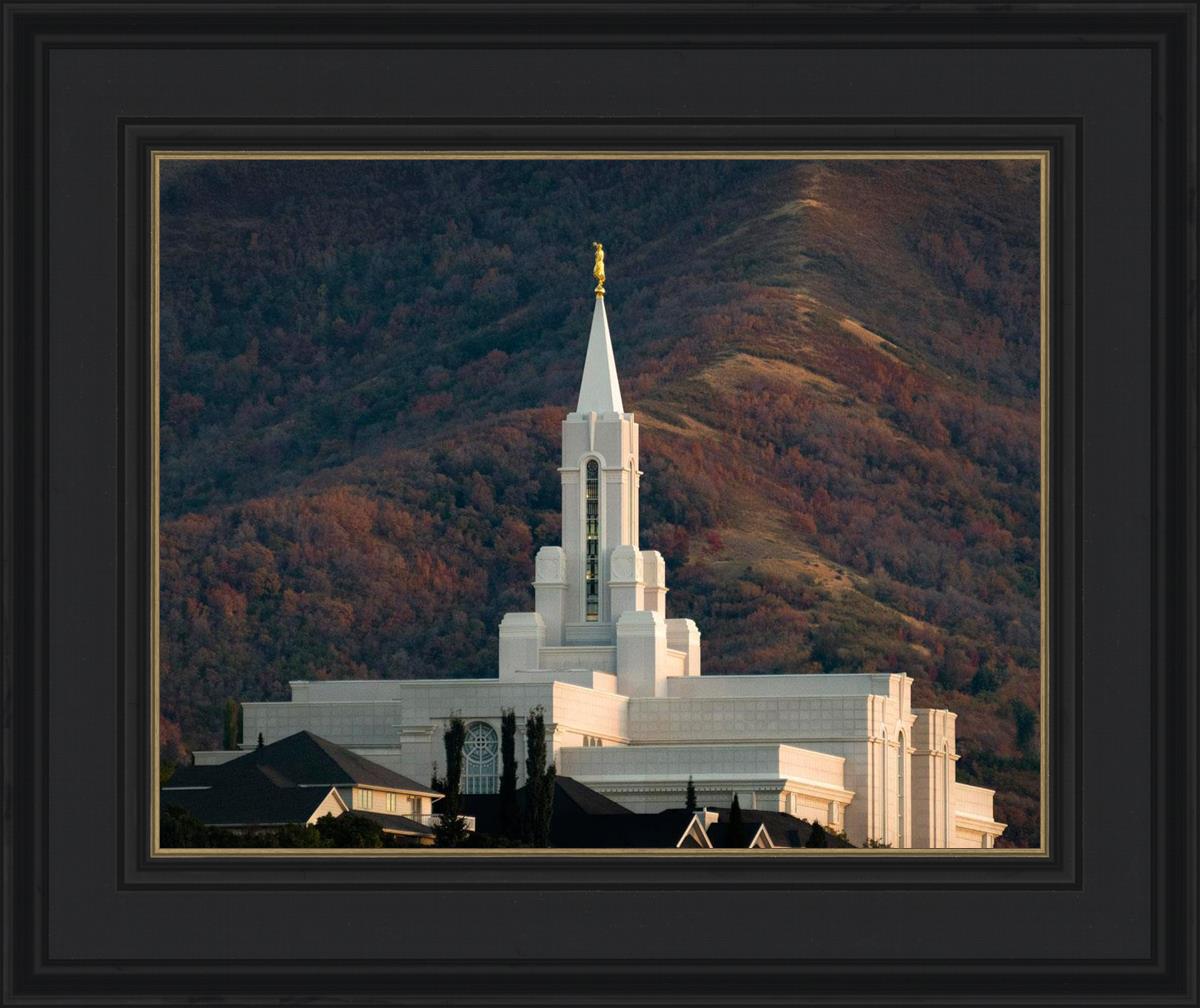 Bountiful Temple Autumn Sunset
