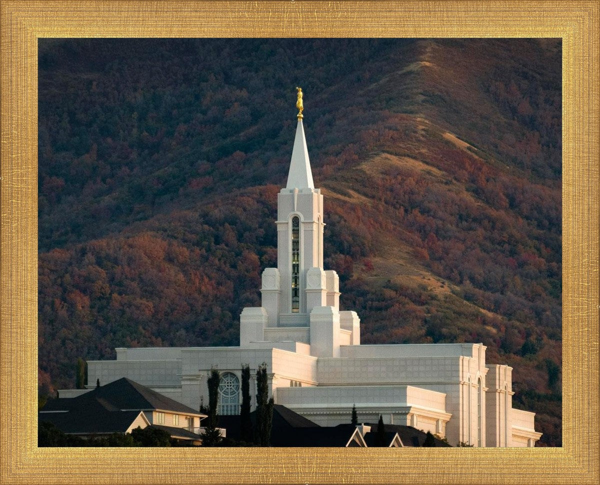 Bountiful Temple Autumn Sunset