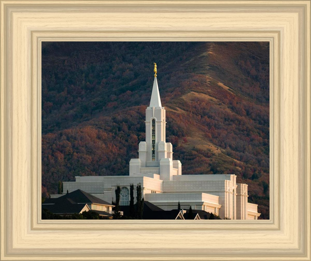 Bountiful Temple Autumn Sunset