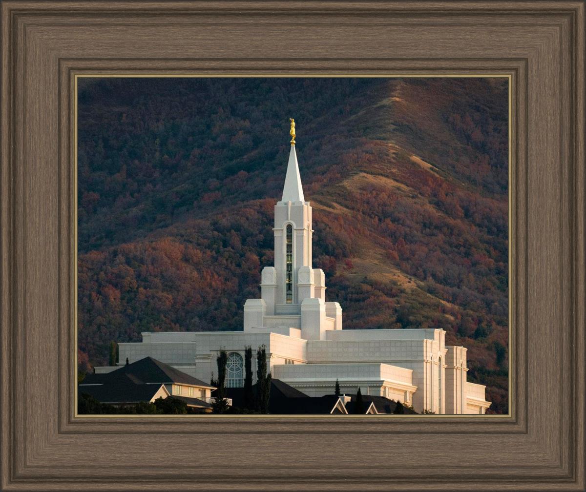 Bountiful Temple Autumn Sunset
