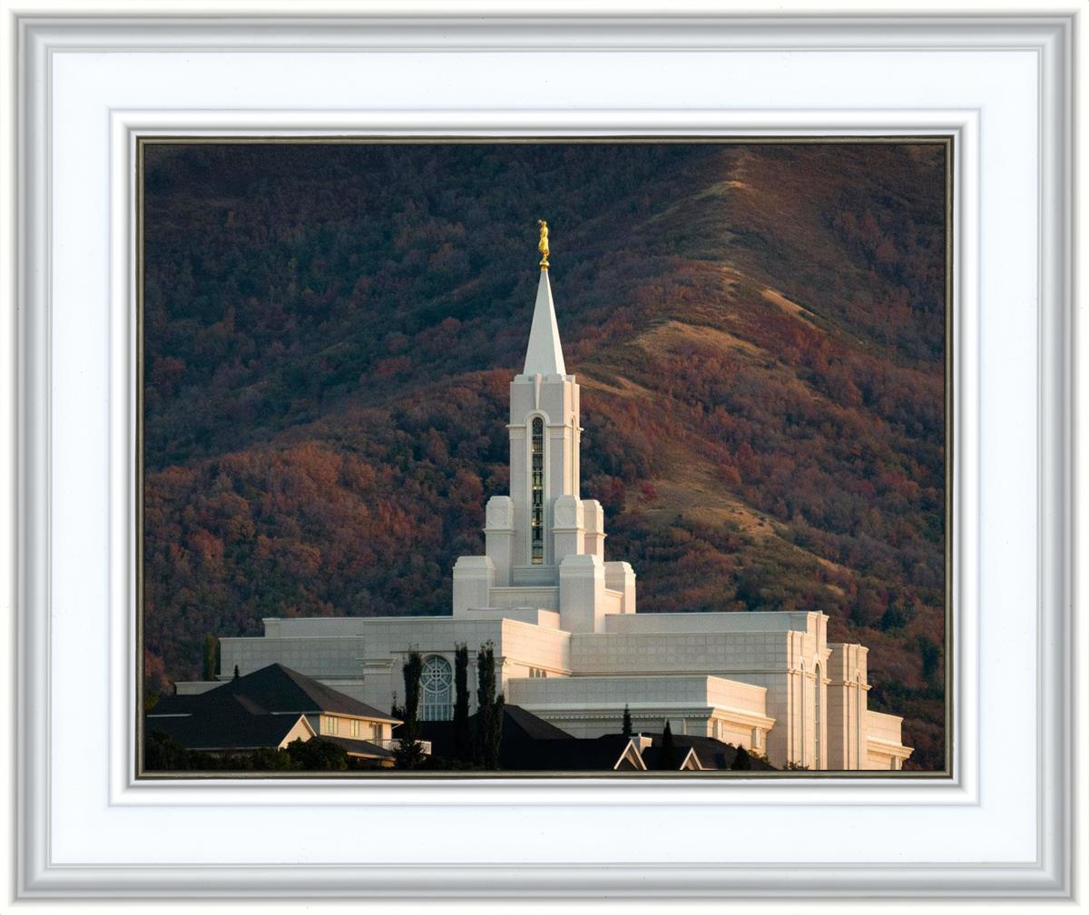 Bountiful Temple Autumn Sunset