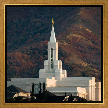 Bountiful Temple Autumn Sunset