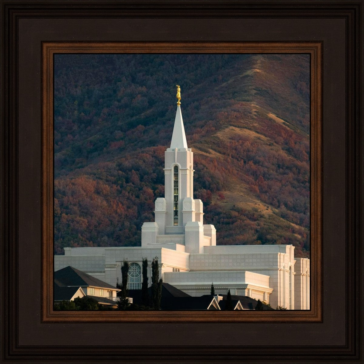 Bountiful Temple Autumn Sunset