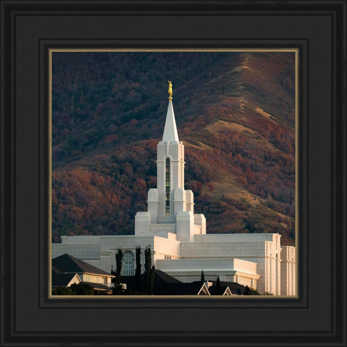 Bountiful Temple Autumn Sunset
