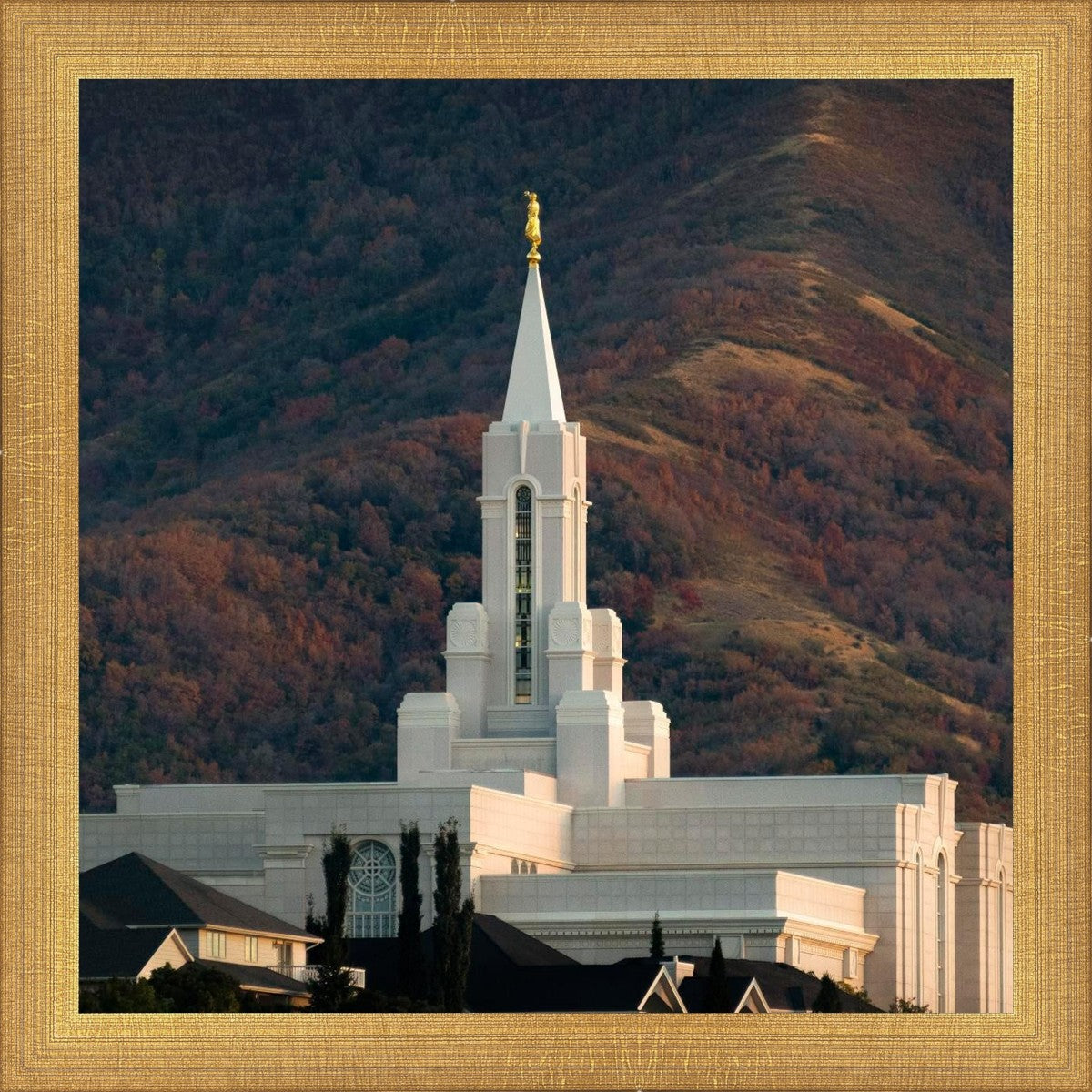 Bountiful Temple Autumn Sunset