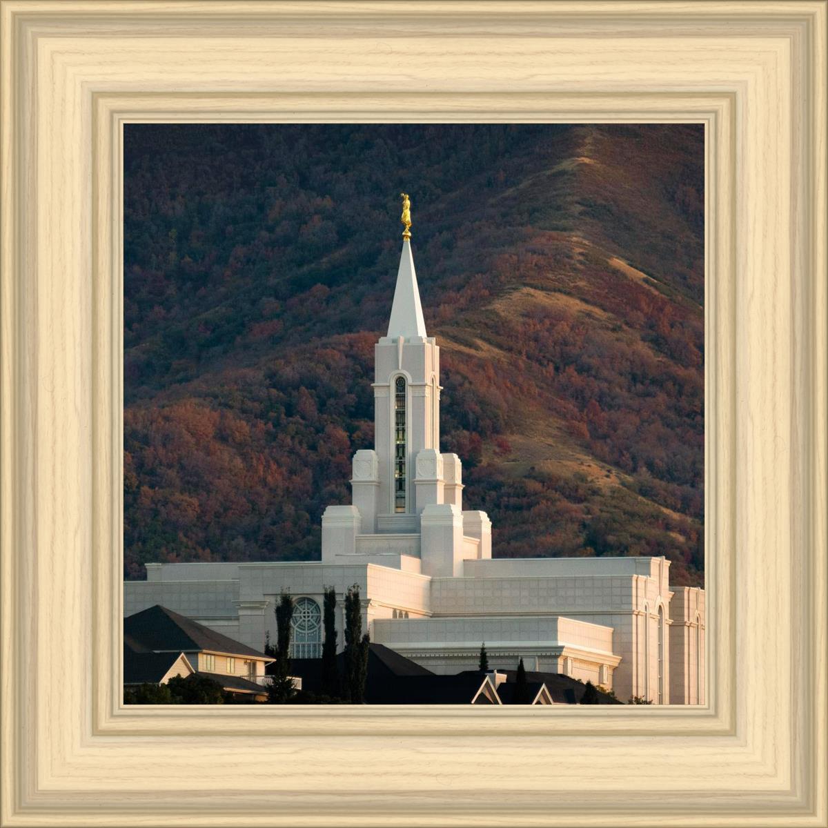 Bountiful Temple Autumn Sunset