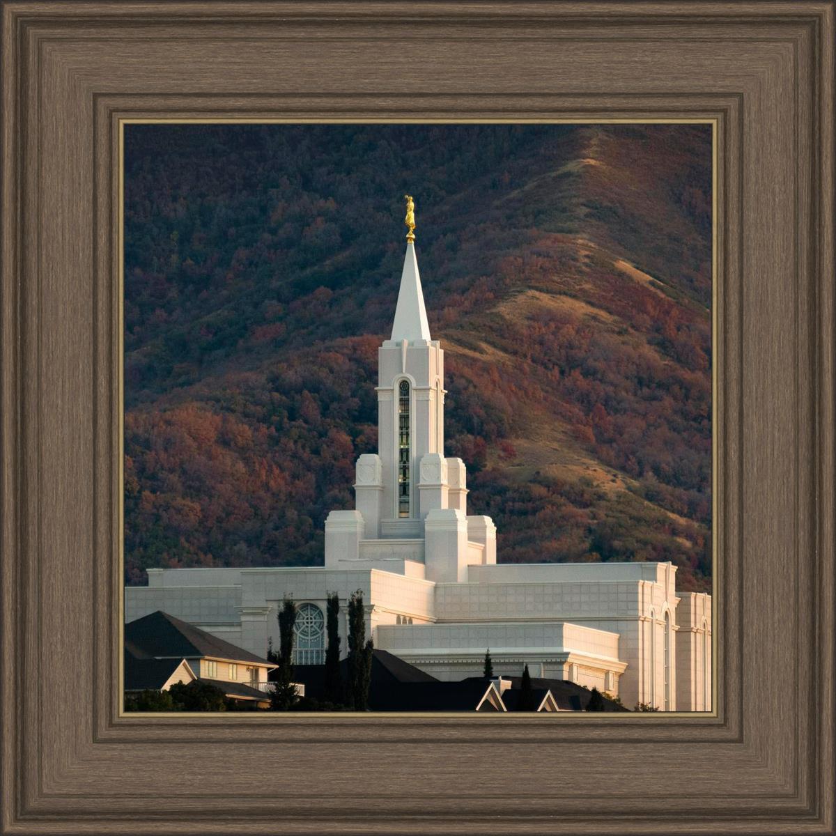 Bountiful Temple Autumn Sunset