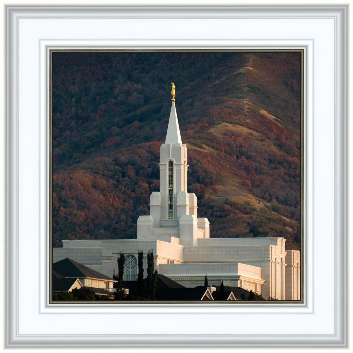 Bountiful Temple Autumn Sunset