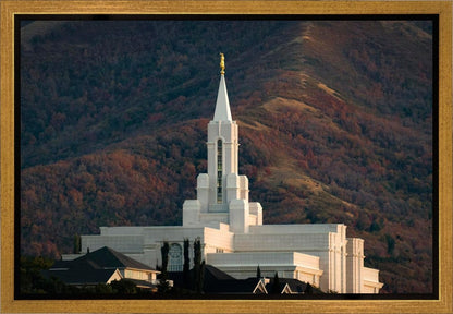 Bountiful Temple Autumn Sunset