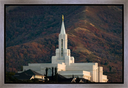 Bountiful Temple Autumn Sunset